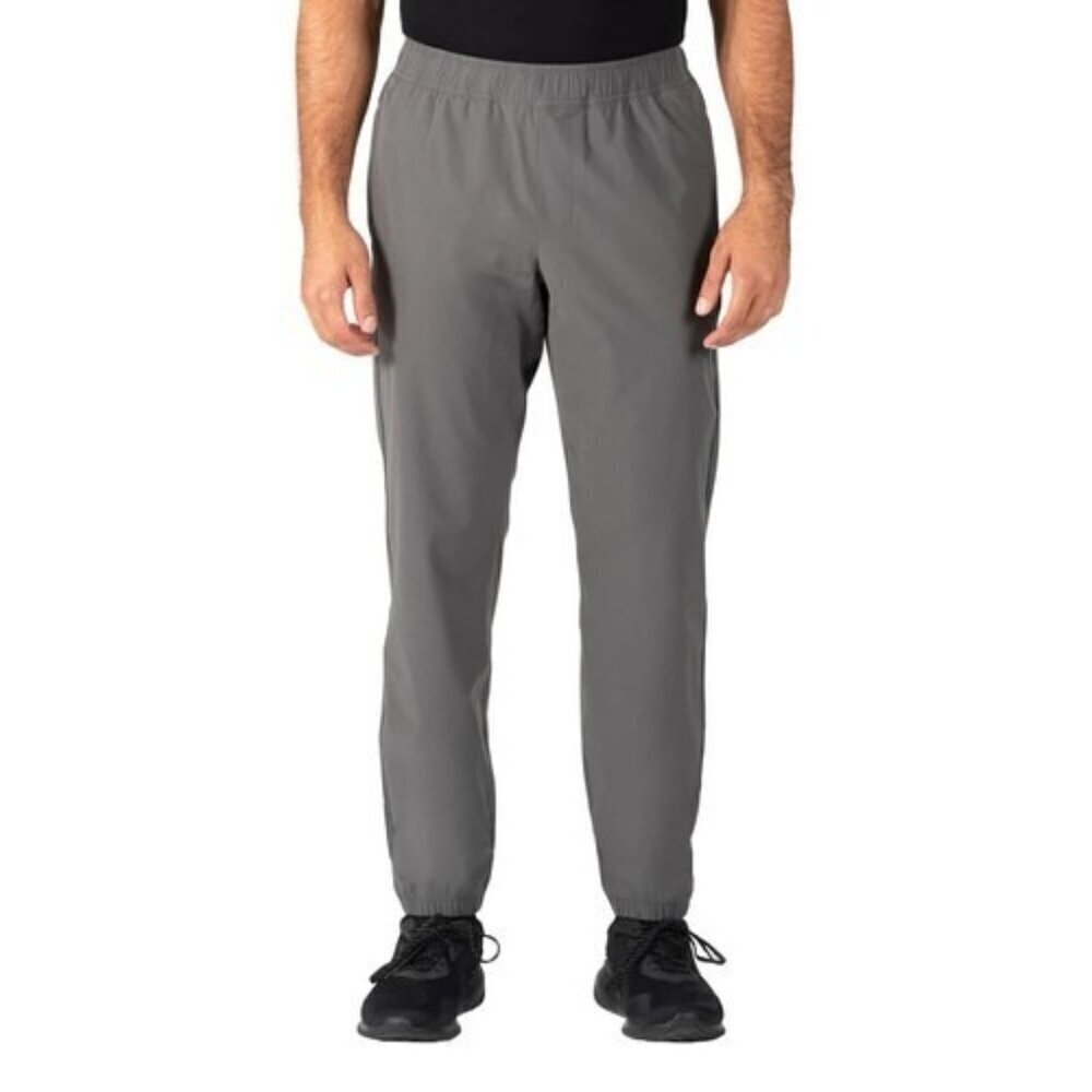 NEW Soybu Men's M Woven Jogger Track Pants Gray Pull on